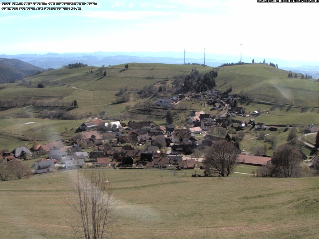 Archiv Foto Webcam Schopfheim - Blick über Gersbach