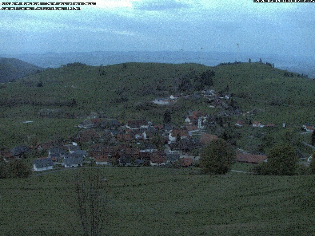 Archiv Foto Webcam Schopfheim - Blick über Gersbach