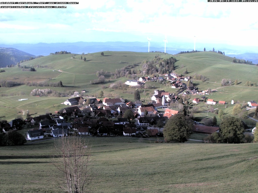 Archiv Foto Webcam Schopfheim - Blick über Gersbach