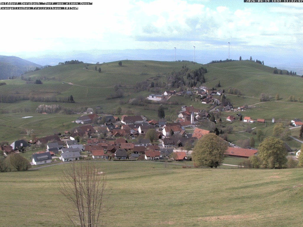 Archiv Foto Webcam Schopfheim - Blick über Gersbach