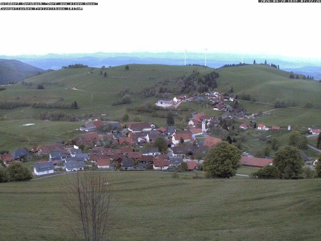 Archived image Webcam Schopfheim - View to Gersbach