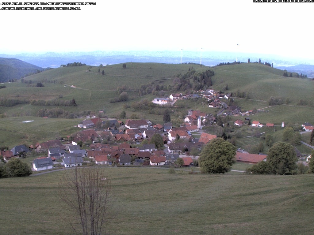 Archived image Webcam Schopfheim - View to Gersbach