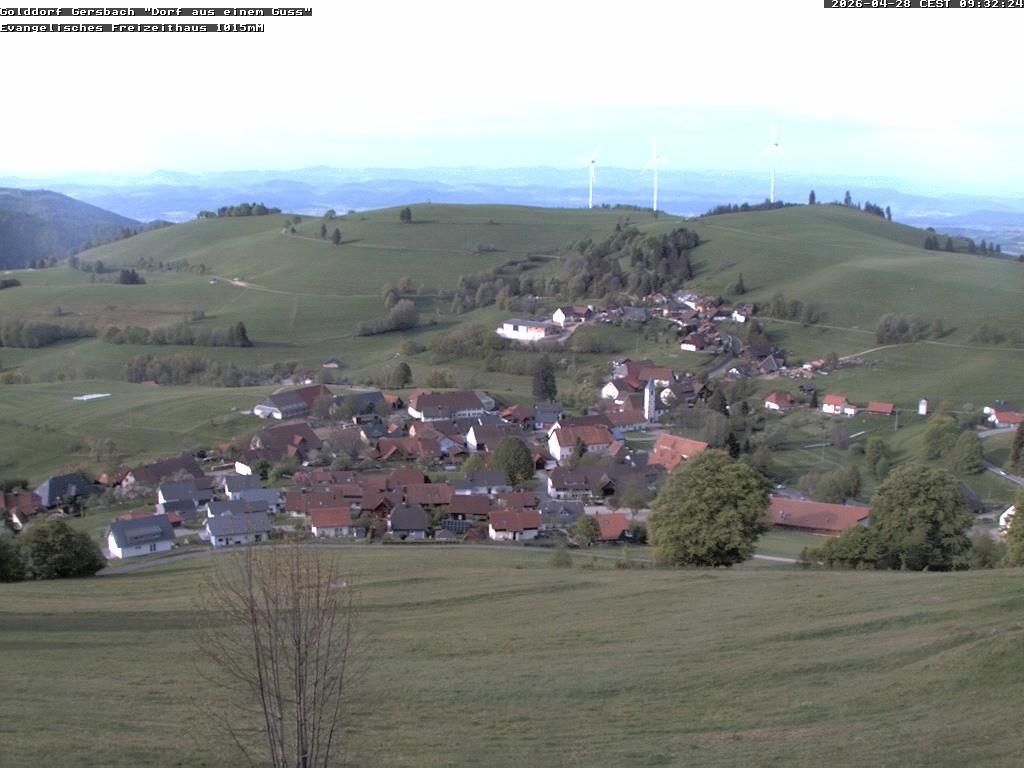 Archived image Webcam Schopfheim - View to Gersbach