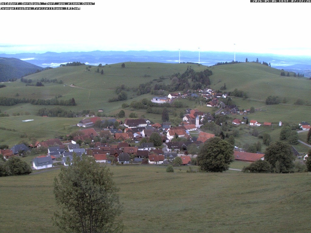Archiv Foto Webcam Schopfheim - Blick über Gersbach