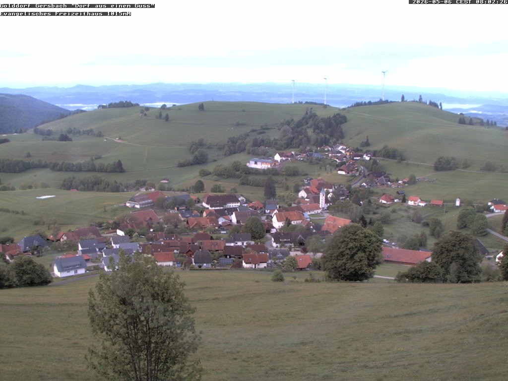 Archiv Foto Webcam Schopfheim - Blick über Gersbach