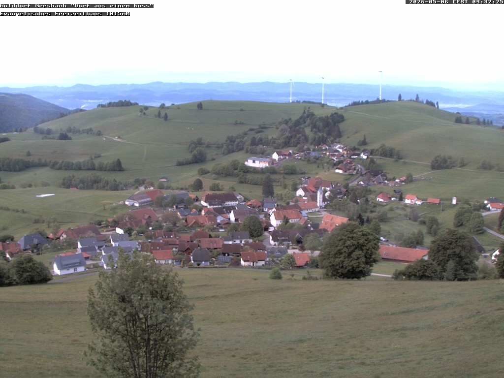 Archiv Foto Webcam Schopfheim - Blick über Gersbach