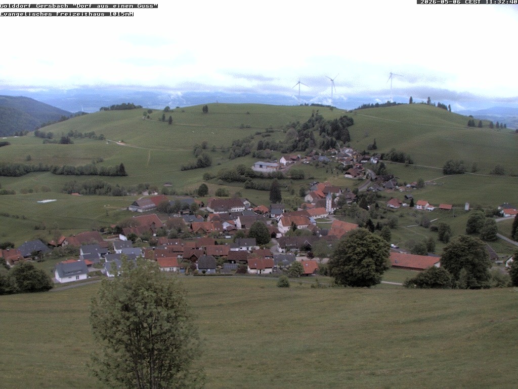 Archiv Foto Webcam Schopfheim - Blick über Gersbach