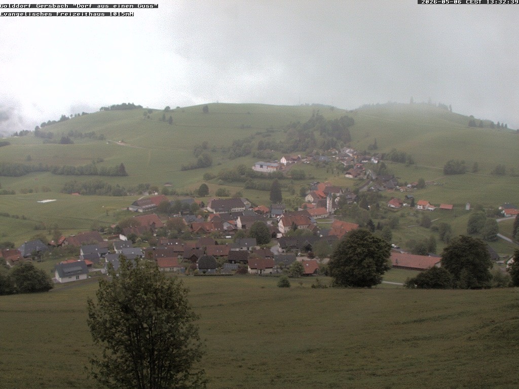Archiv Foto Webcam Schopfheim - Blick über Gersbach