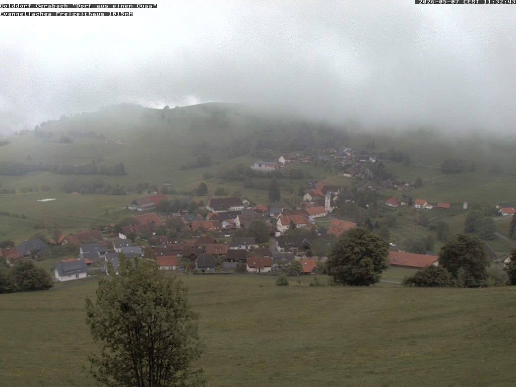 Archiv Foto Webcam Schopfheim - Blick über Gersbach