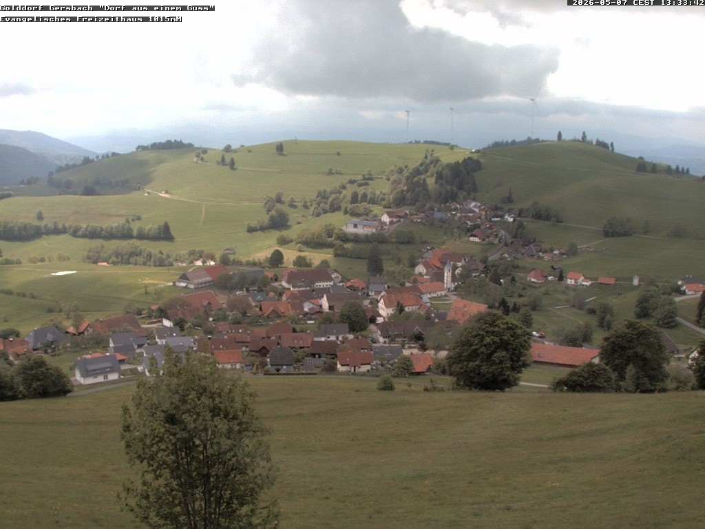 Archiv Foto Webcam Schopfheim - Blick über Gersbach