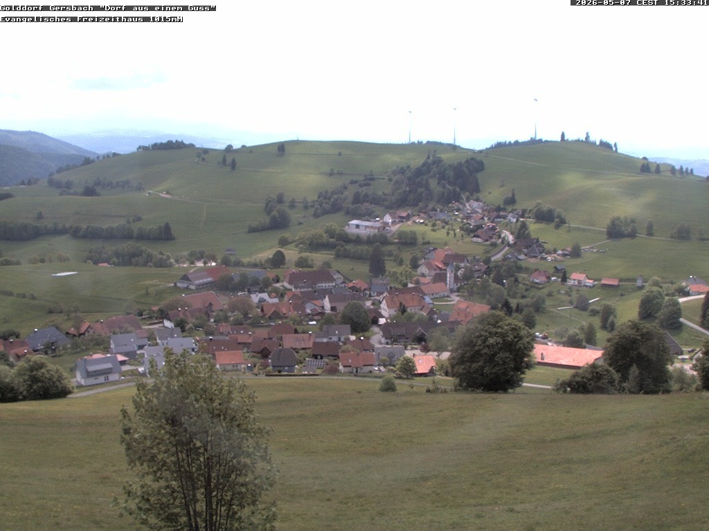 Archiv Foto Webcam Schopfheim - Blick über Gersbach