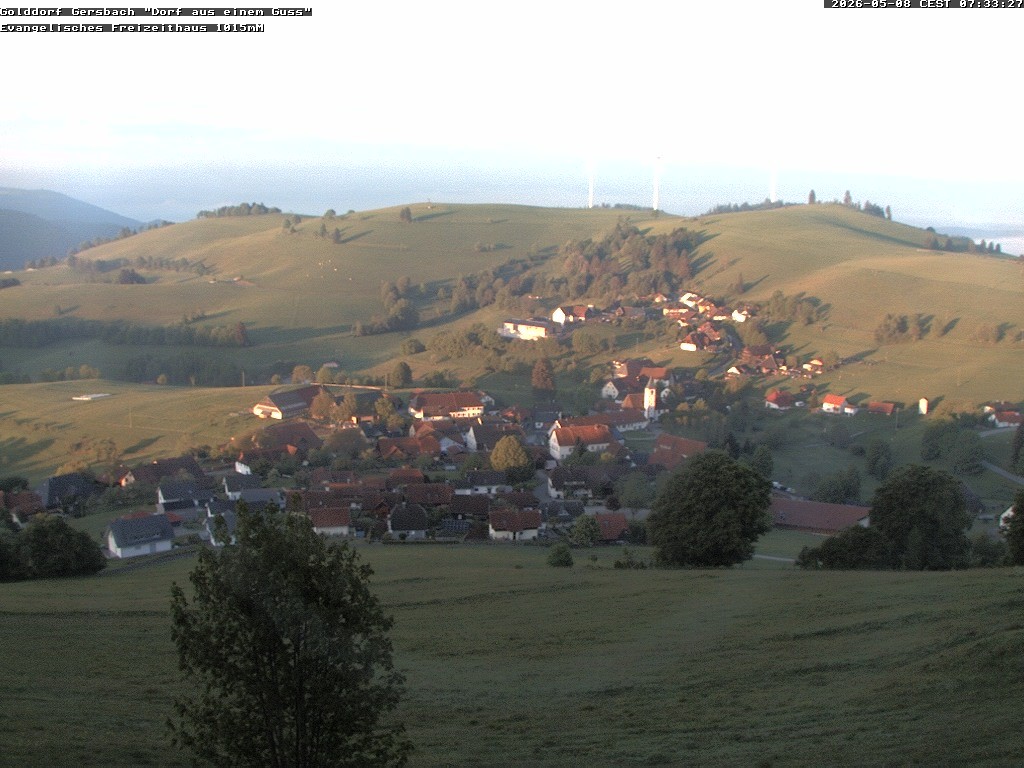 Archiv Foto Webcam Schopfheim - Blick über Gersbach