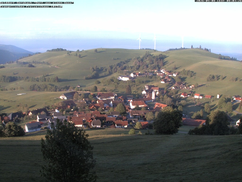 Archiv Foto Webcam Schopfheim - Blick über Gersbach