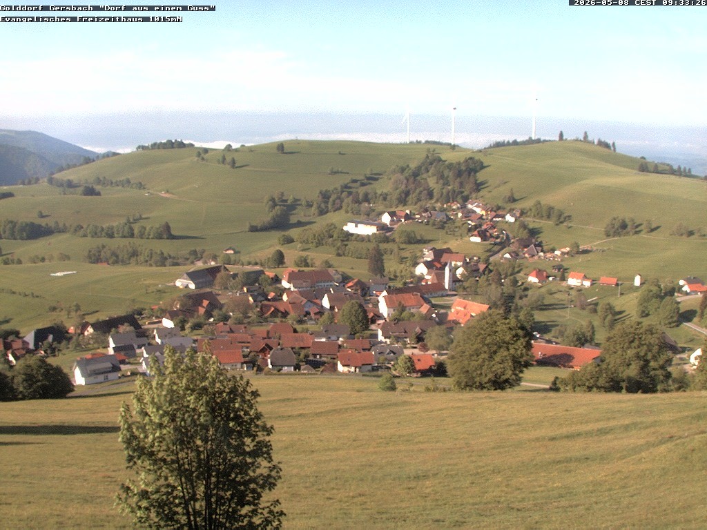Archiv Foto Webcam Schopfheim - Blick über Gersbach