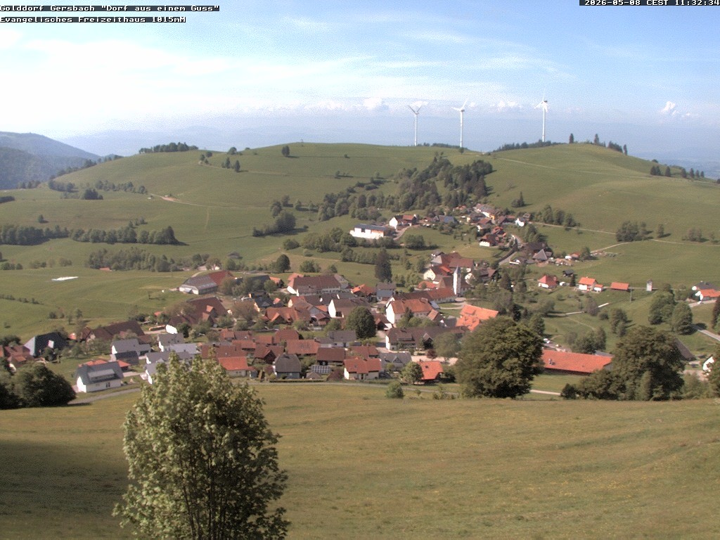 Archiv Foto Webcam Schopfheim - Blick über Gersbach
