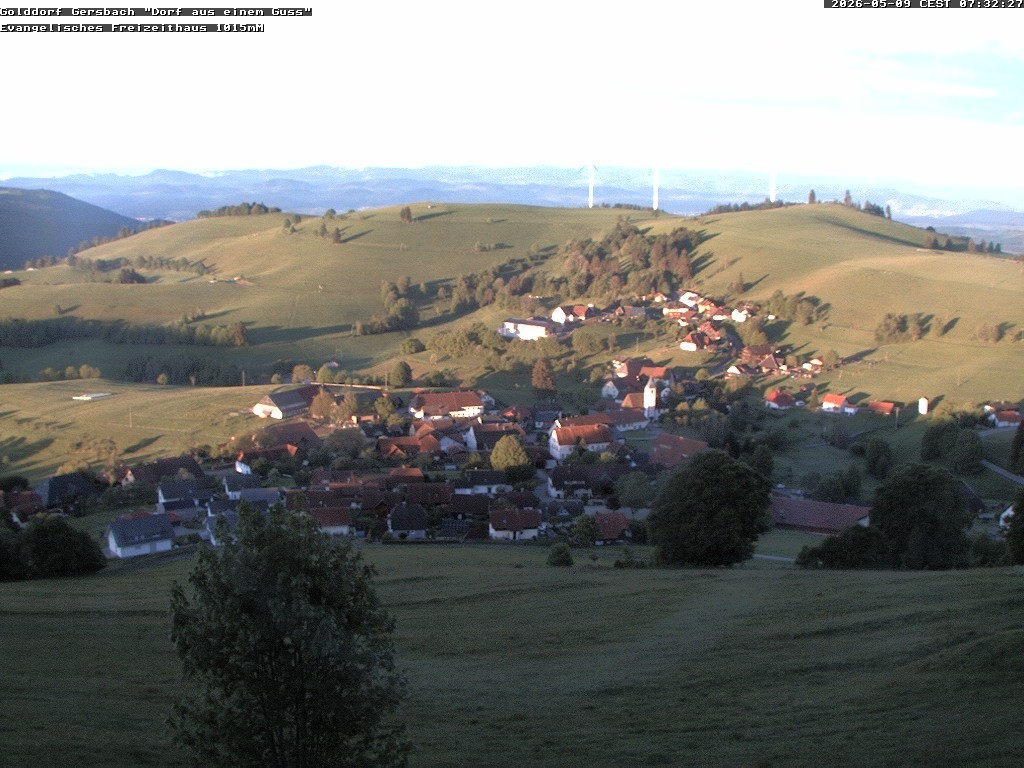 Archiv Foto Webcam Schopfheim - Blick über Gersbach