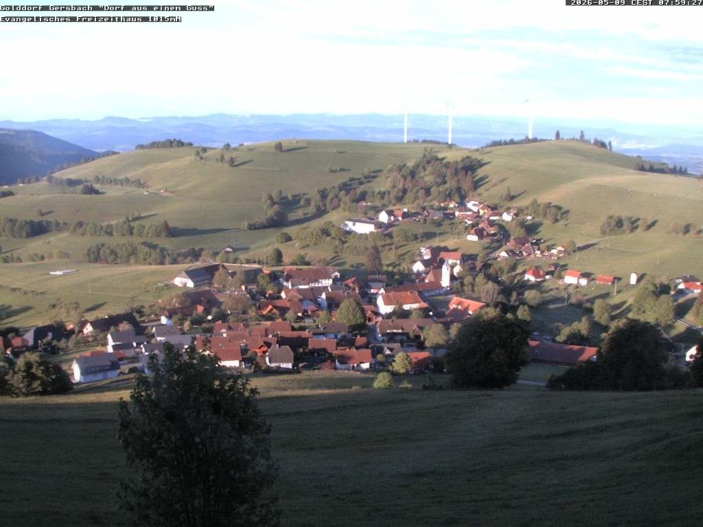 Archiv Foto Webcam Schopfheim - Blick über Gersbach