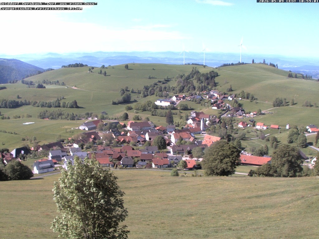 Archiv Foto Webcam Schopfheim - Blick über Gersbach