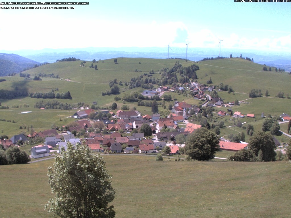 Archiv Foto Webcam Schopfheim - Blick über Gersbach