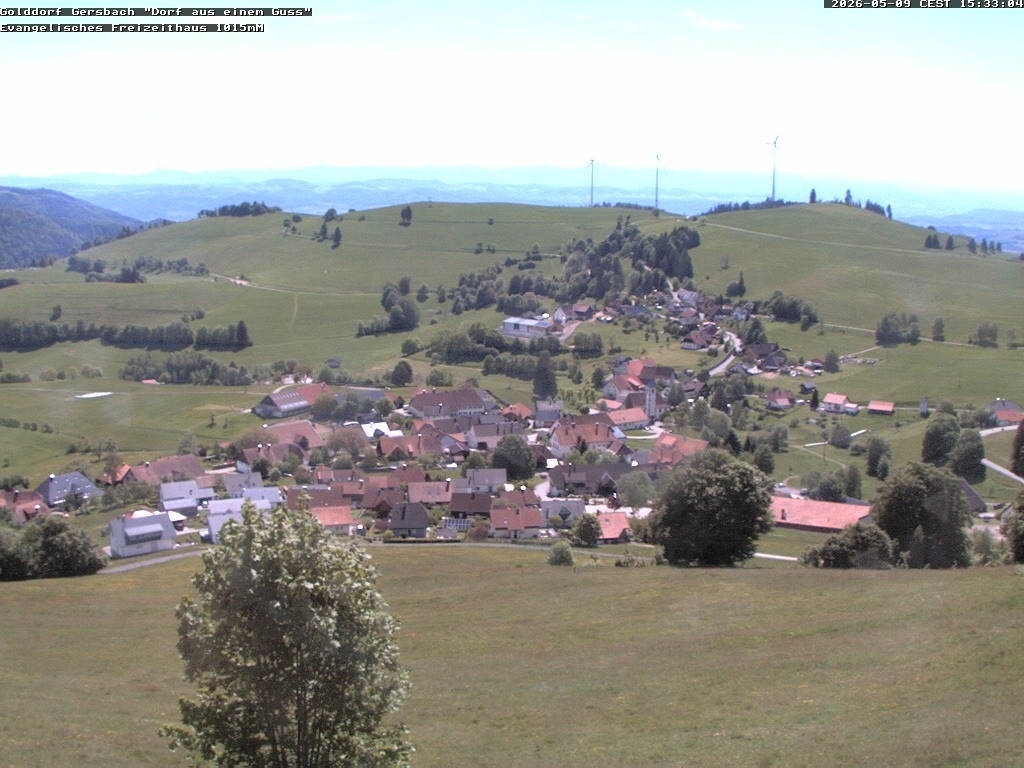 Archiv Foto Webcam Schopfheim - Blick über Gersbach