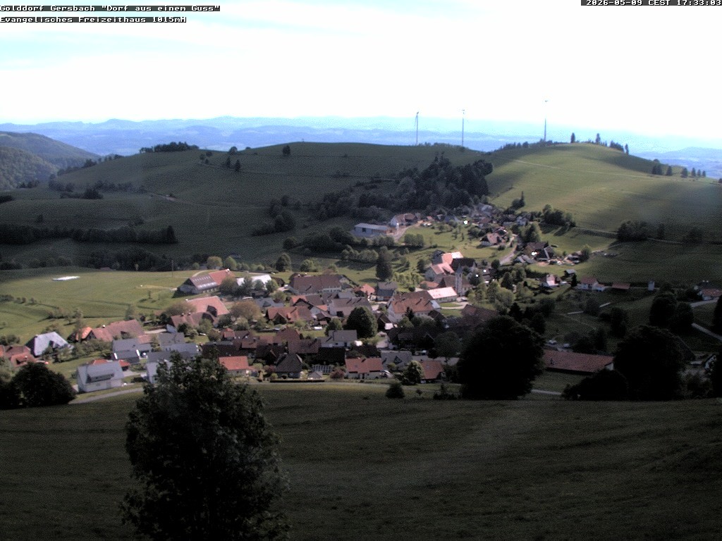 Archiv Foto Webcam Schopfheim - Blick über Gersbach