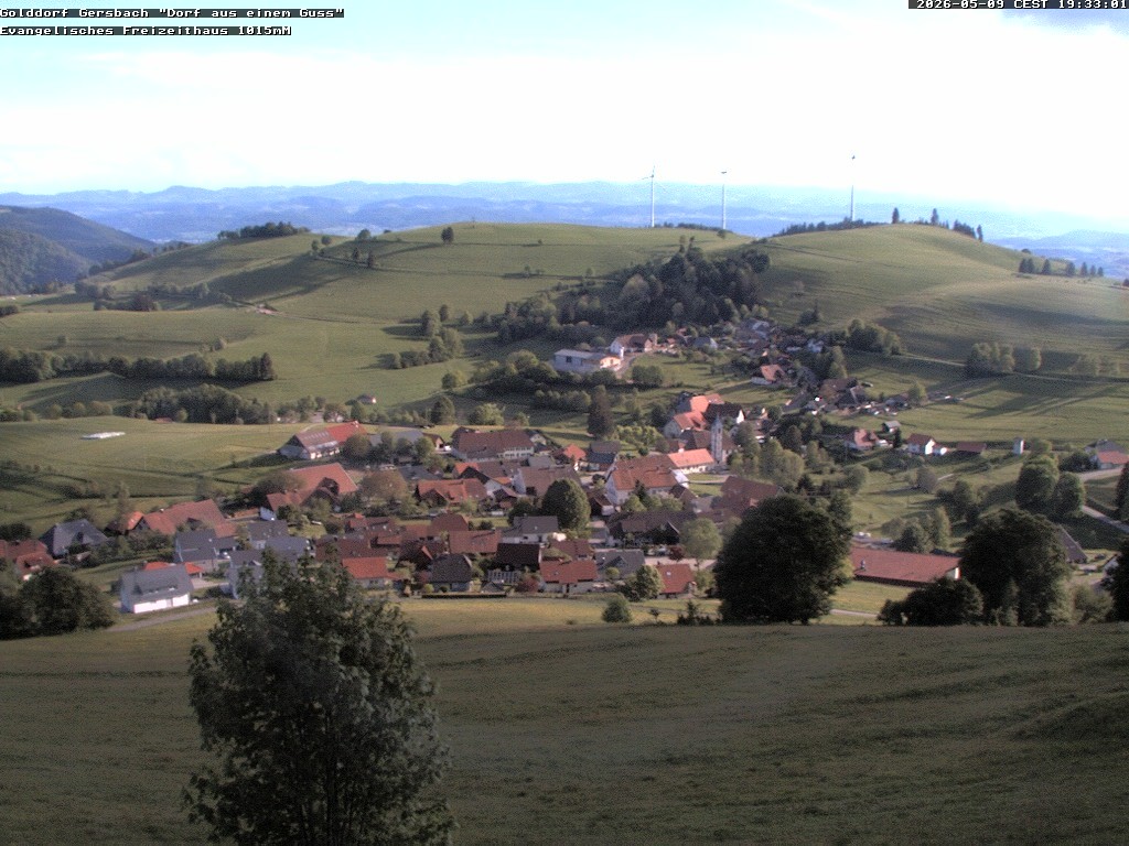 Archiv Foto Webcam Schopfheim - Blick über Gersbach