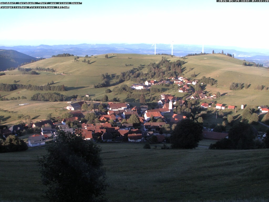Archiv Foto Webcam Schopfheim - Blick über Gersbach