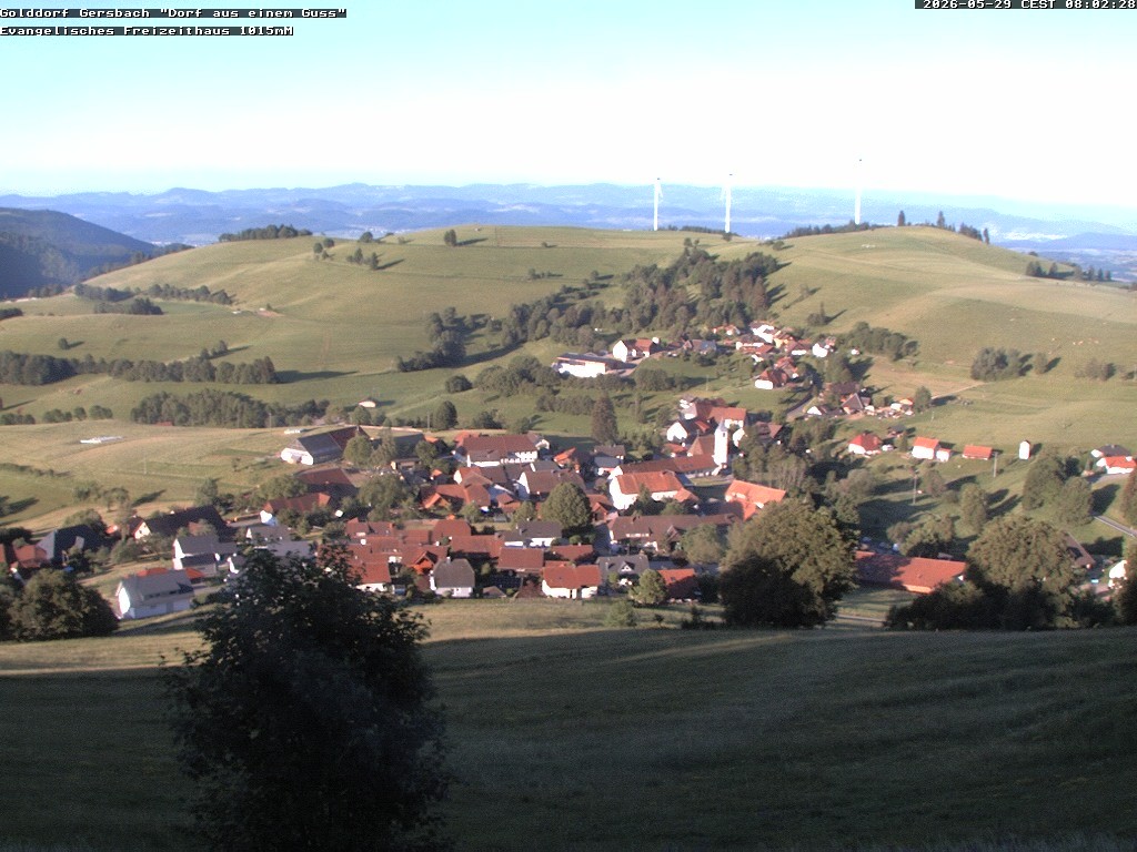 Archiv Foto Webcam Schopfheim - Blick über Gersbach