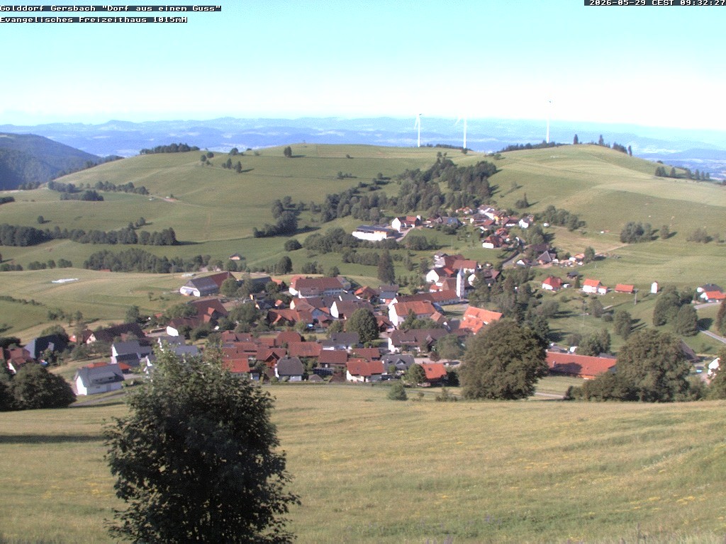Archiv Foto Webcam Schopfheim - Blick über Gersbach