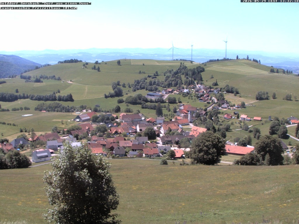 Archiv Foto Webcam Schopfheim - Blick über Gersbach
