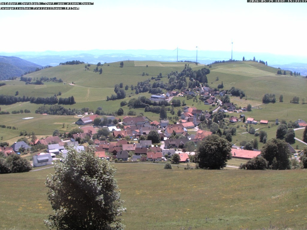Archiv Foto Webcam Schopfheim - Blick über Gersbach