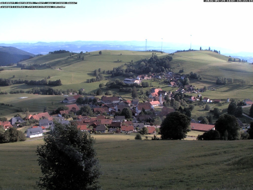 Archiv Foto Webcam Schopfheim - Blick über Gersbach