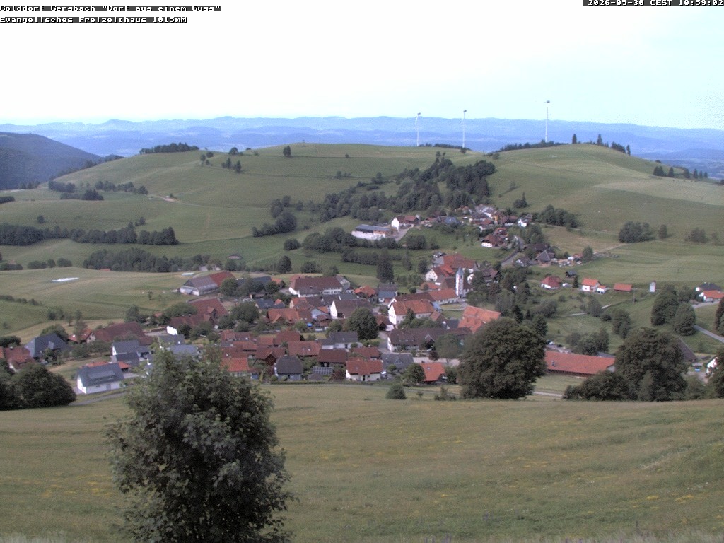 Archived image Webcam Schopfheim - View to Gersbach