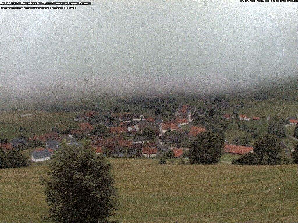 Archiv Foto Webcam Schopfheim - Blick über Gersbach