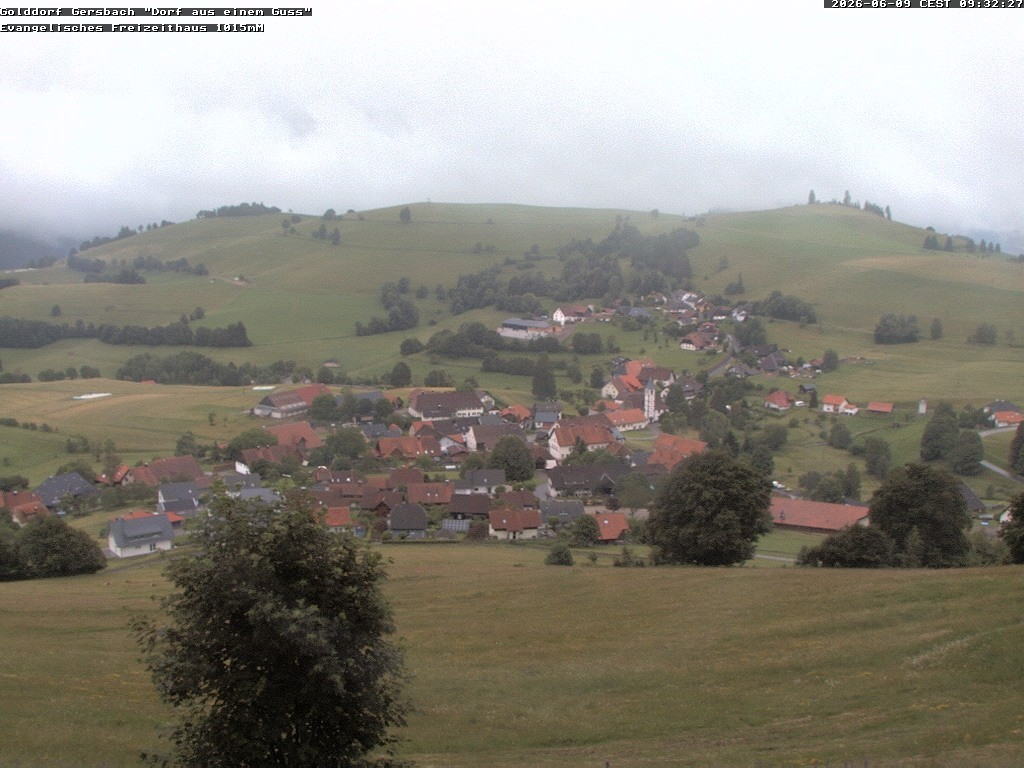 Archiv Foto Webcam Schopfheim - Blick über Gersbach