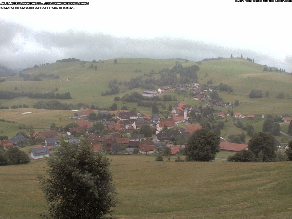 Archiv Foto Webcam Schopfheim - Blick über Gersbach