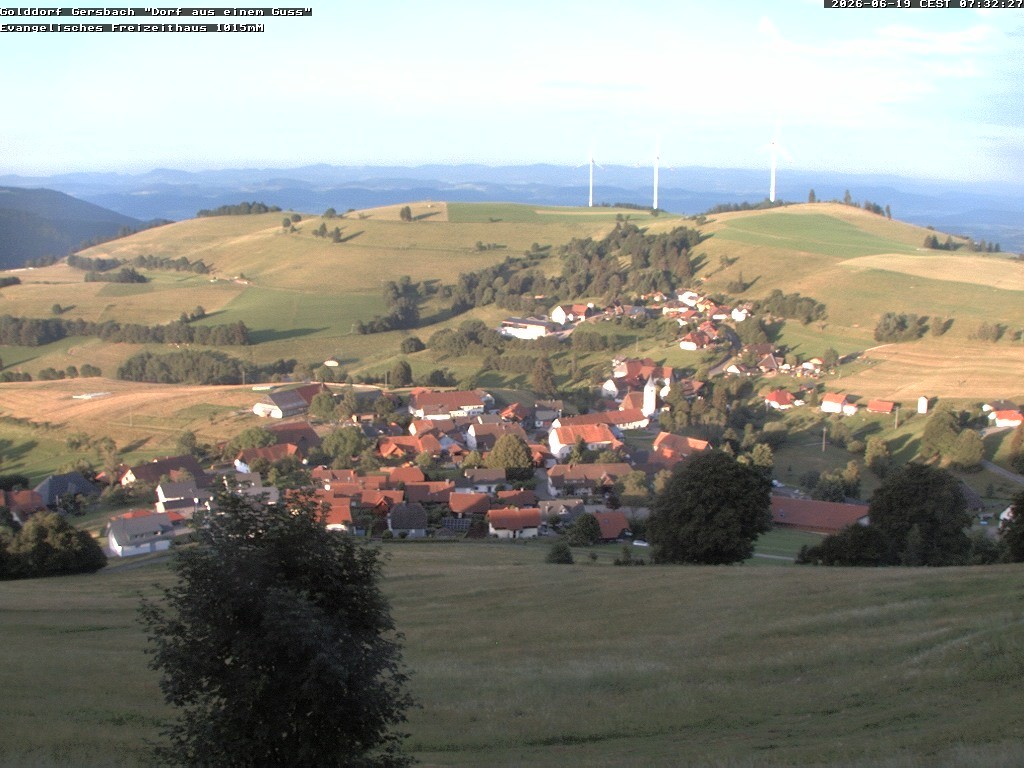 Archiv Foto Webcam Schopfheim - Blick über Gersbach