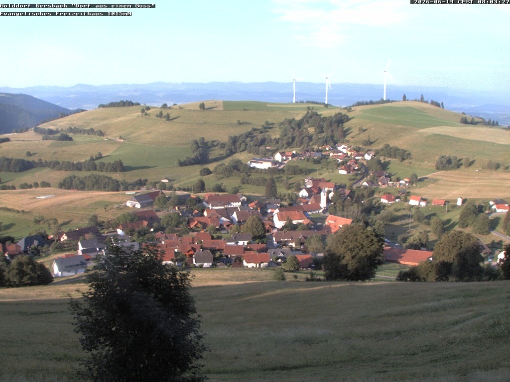 Archiv Foto Webcam Schopfheim - Blick über Gersbach