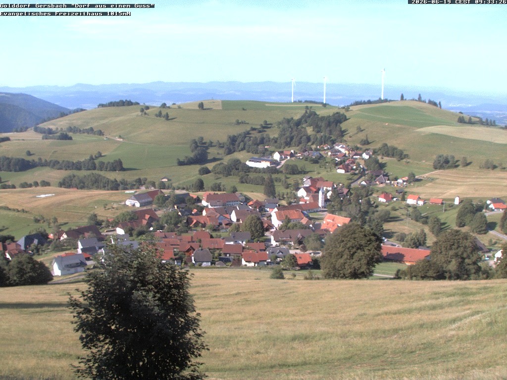 Archiv Foto Webcam Schopfheim - Blick über Gersbach