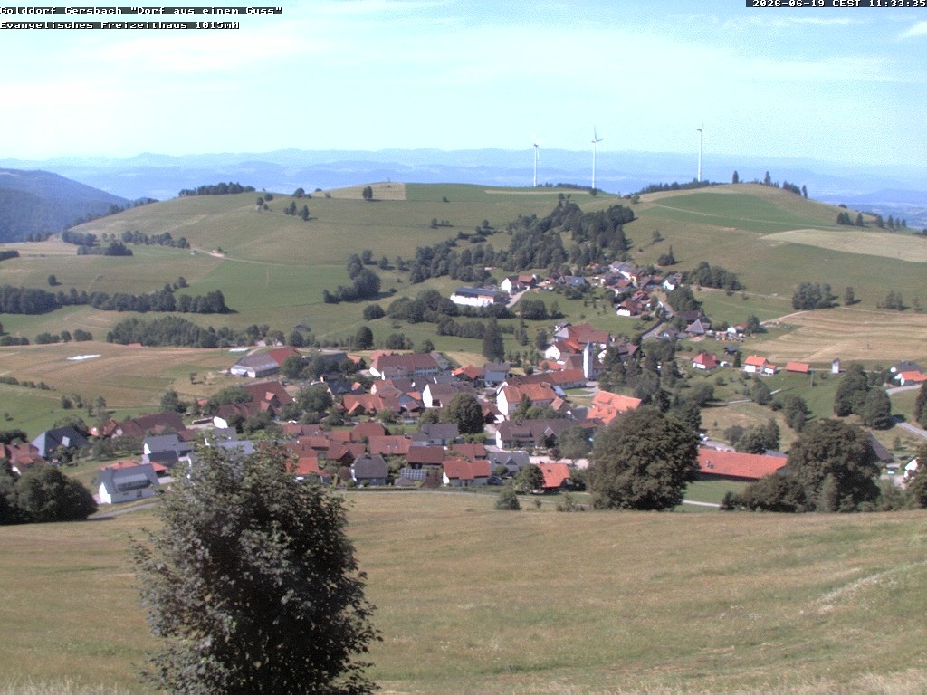 Archived image Webcam Schopfheim - View to Gersbach