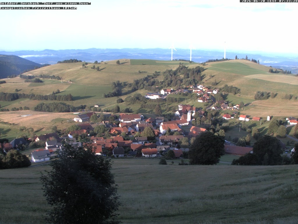 Archived image Webcam Schopfheim - View to Gersbach