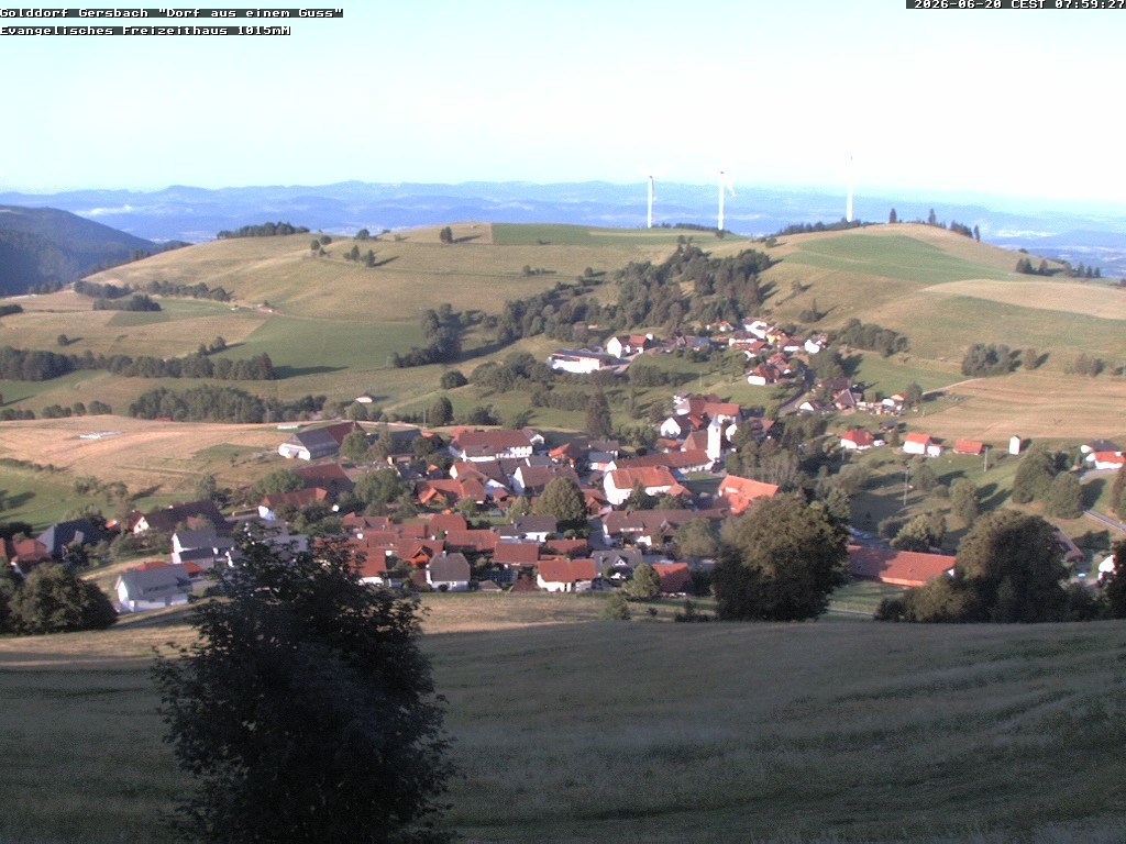 Archived image Webcam Schopfheim - View to Gersbach