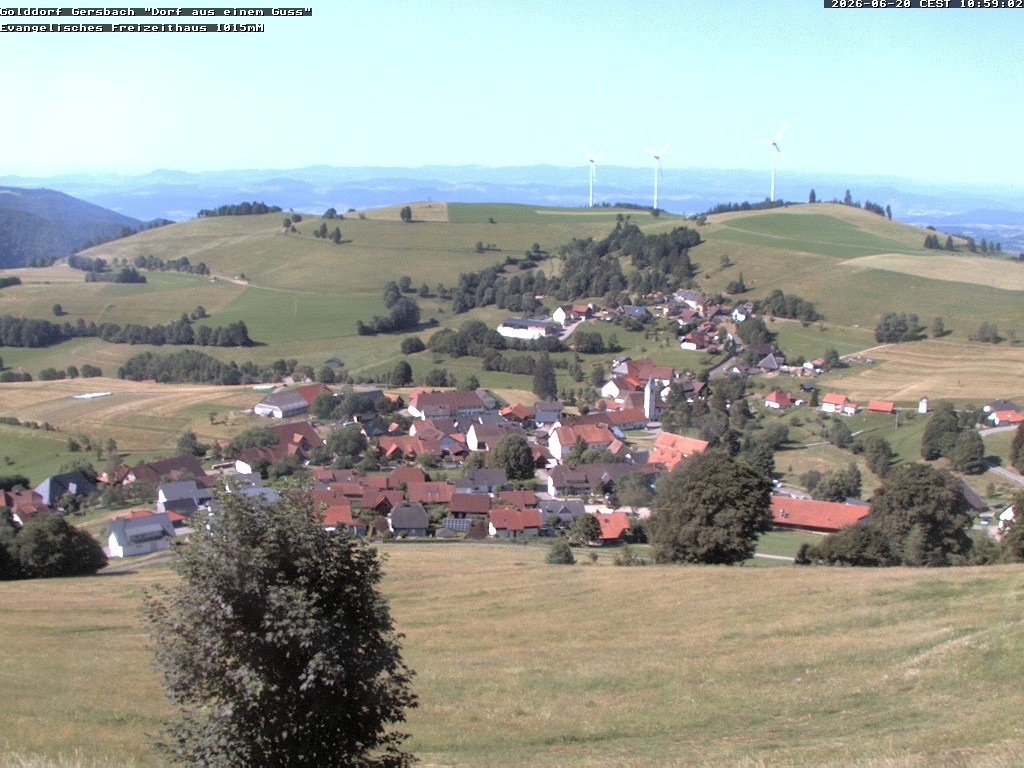 Archived image Webcam Schopfheim - View to Gersbach