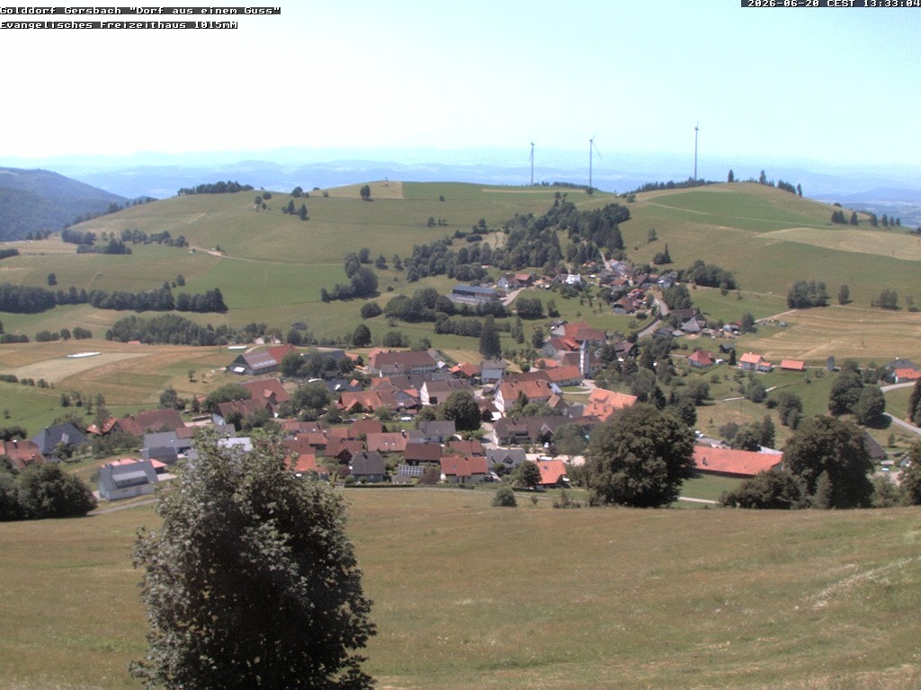 Archived image Webcam Schopfheim - View to Gersbach