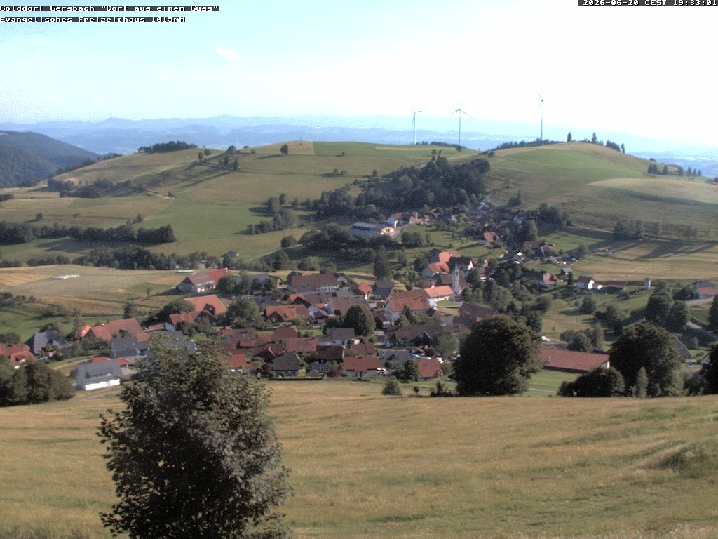 Archived image Webcam Schopfheim - View to Gersbach