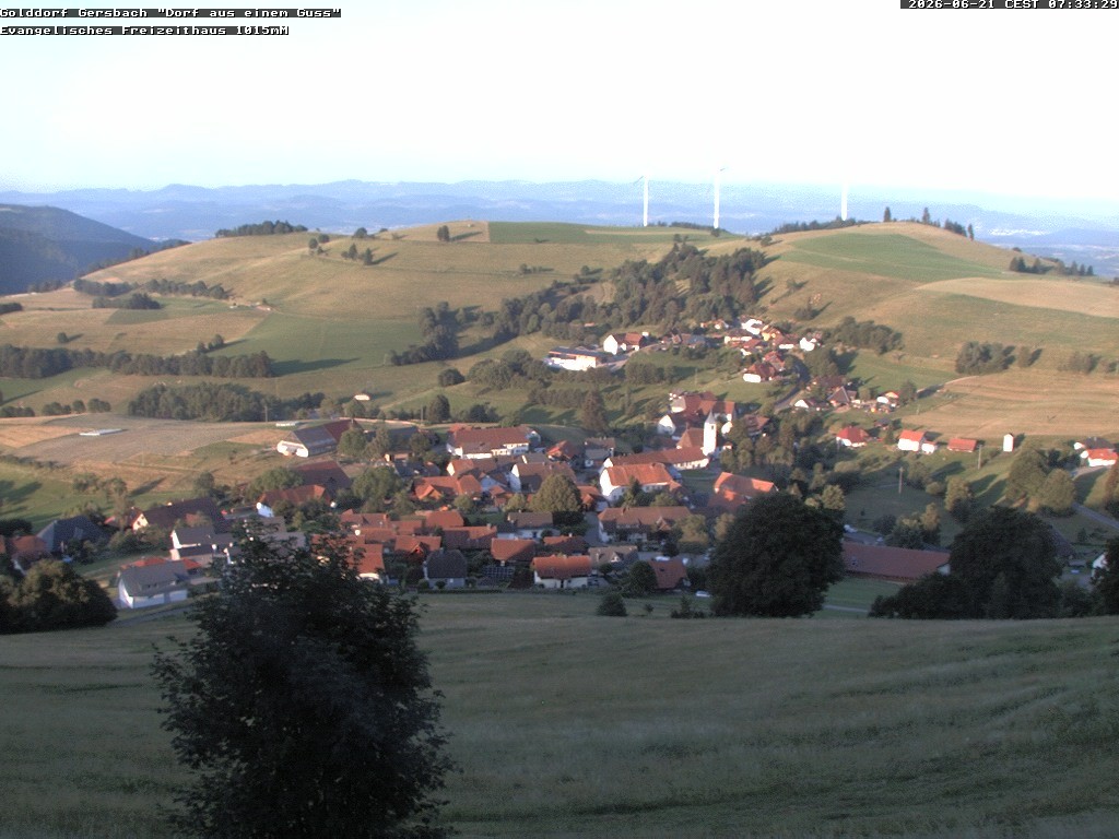 Archived image Webcam Schopfheim - View to Gersbach