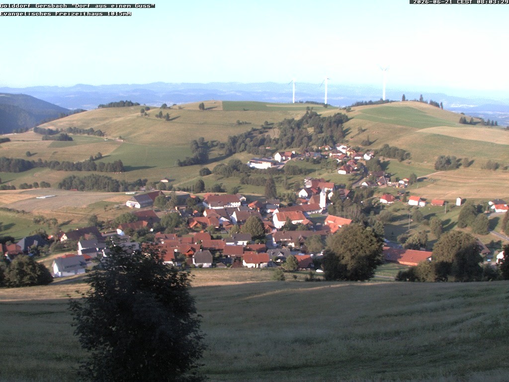 Archived image Webcam Schopfheim - View to Gersbach