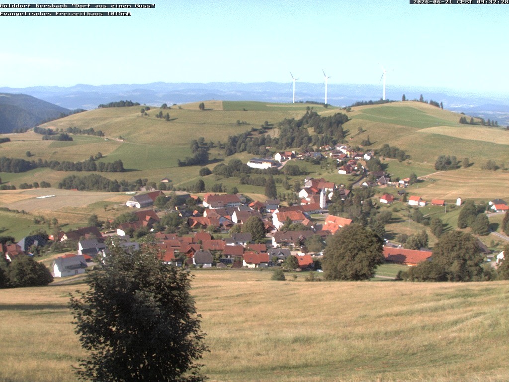 Archived image Webcam Schopfheim - View to Gersbach