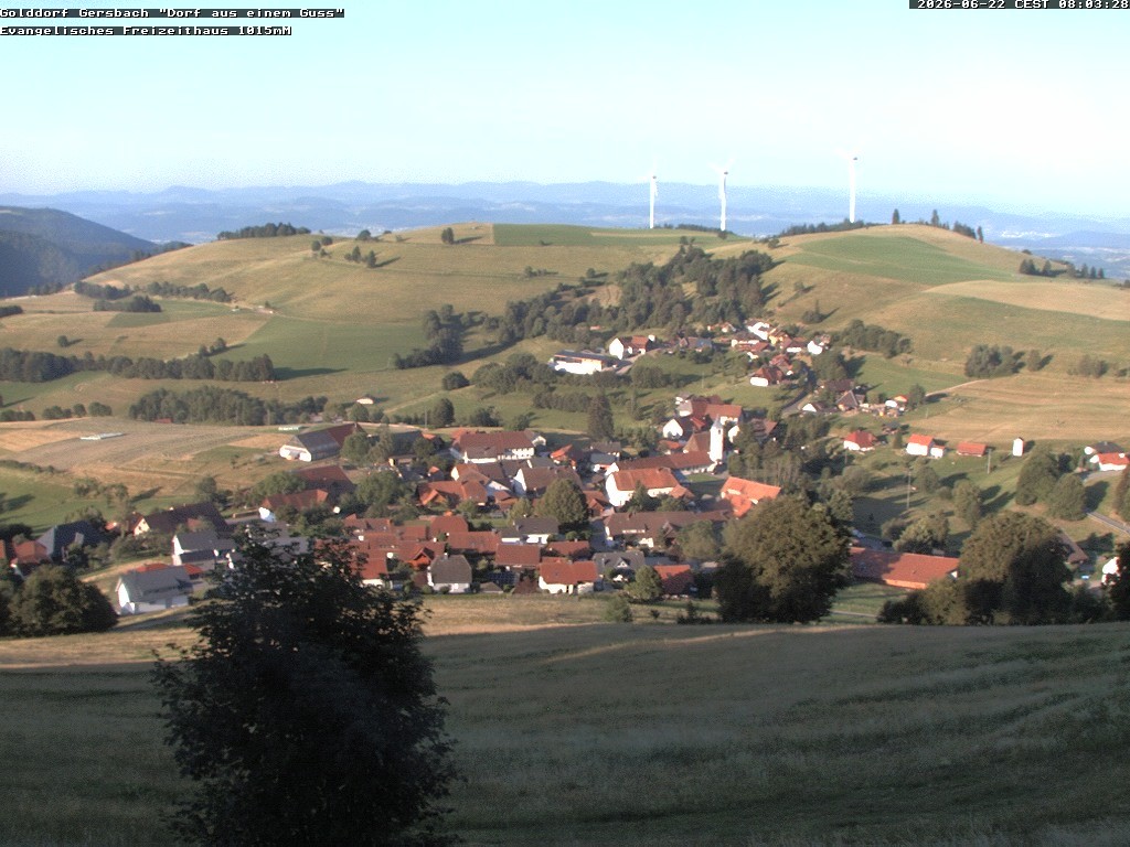 Archived image Webcam Schopfheim - View to Gersbach