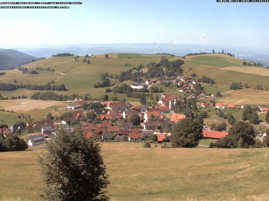 Archived image Webcam Schopfheim - View to Gersbach
